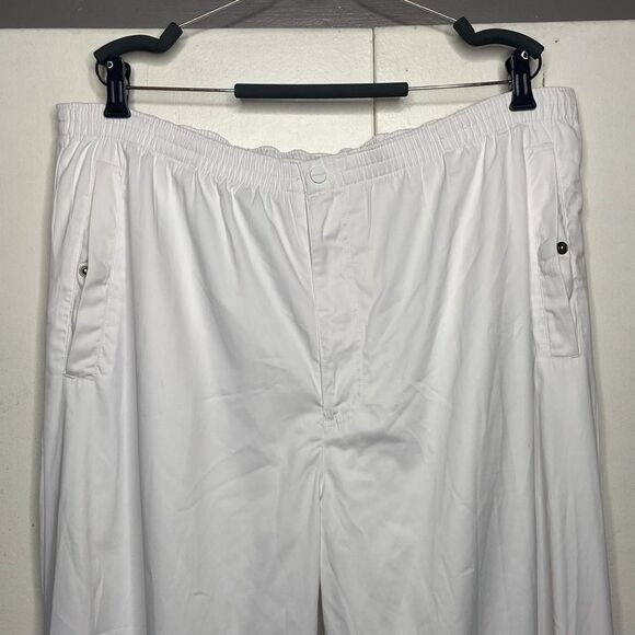 Polo Ralph Lauren Mens Track Pants Size 2XL White Vintage Ankle Zipper Mesh Line - Picture 3 of 8